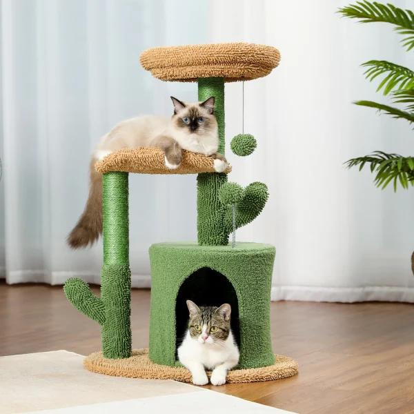 Cat Scratching Post, Cactus Tree Tower with Sisal Rope. Cat Scratching Post, Cactus Tree Tower with Sisal Rope.
